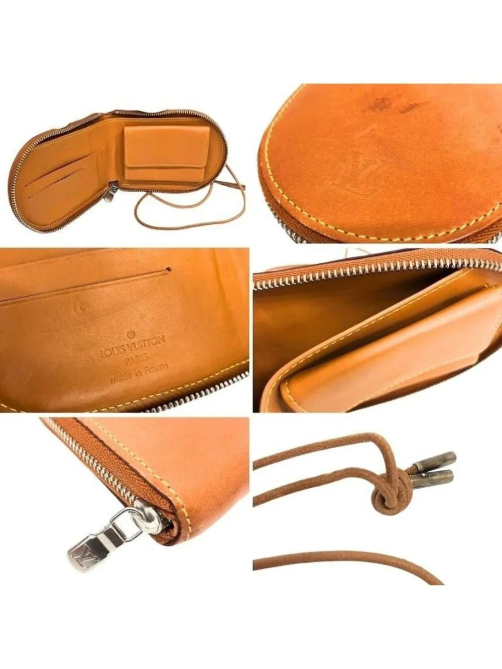 Louis Vuitton Nomad Line Compact Wallet Vachetta Leather Mini